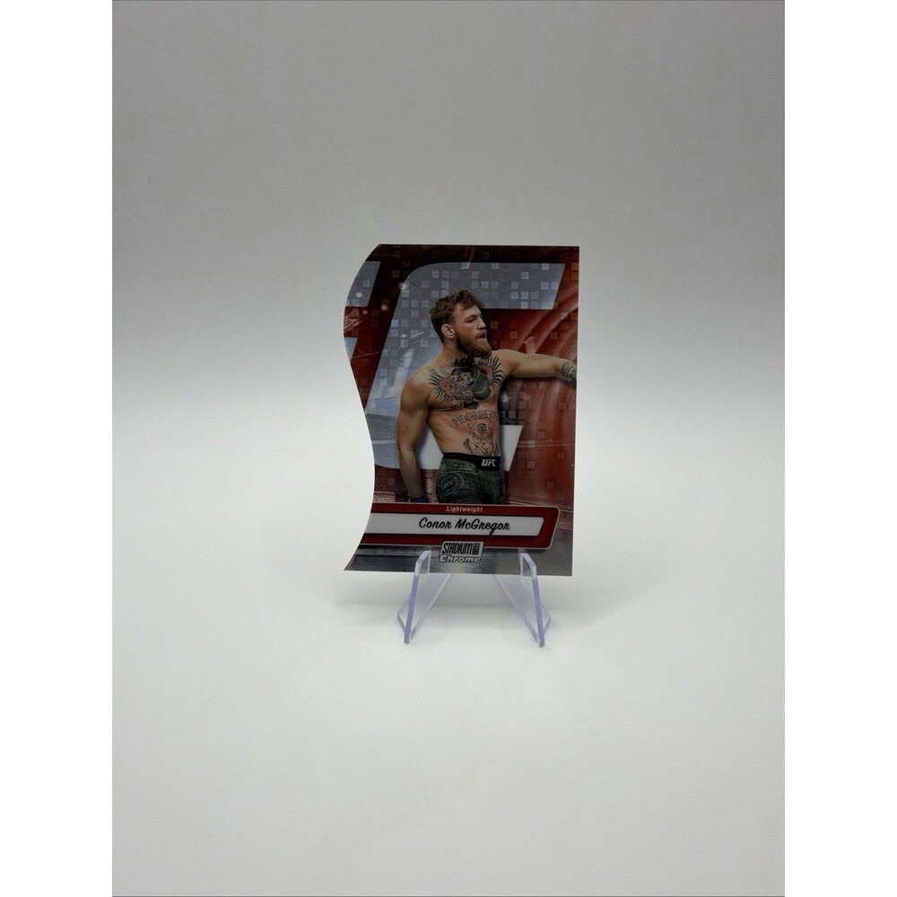 2025 Topps Stadium Club Chrome Triumvirates Conor McGregor SSP CASE HIT #TV-7